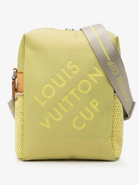 Louis Vuitton Pre-Owned Damier Geant LV Cup Weatherly 斜挎包（2002年典藏款）