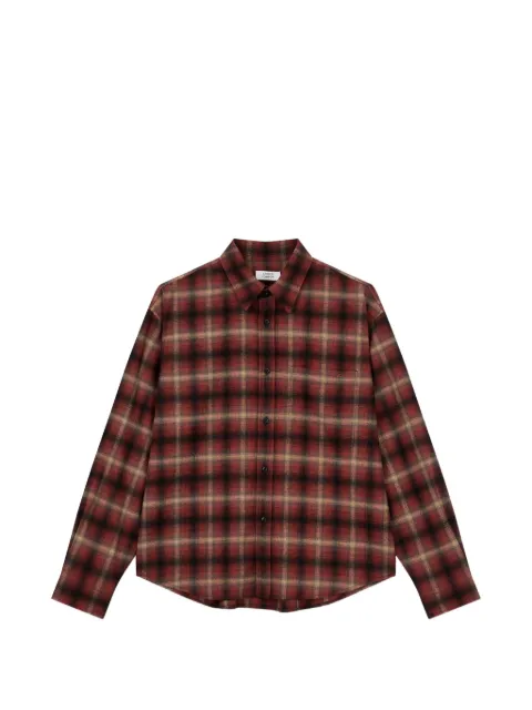 TOMBOY check-pattern long-sleeve shirt