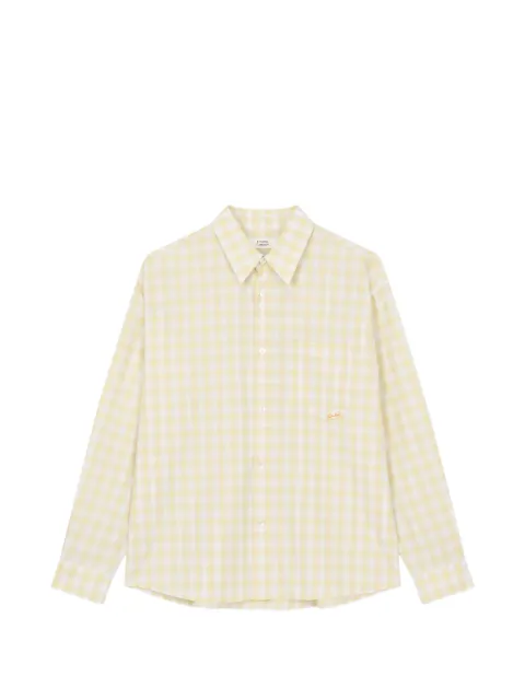 TOMBOY check-pattern long-sleeve shirt