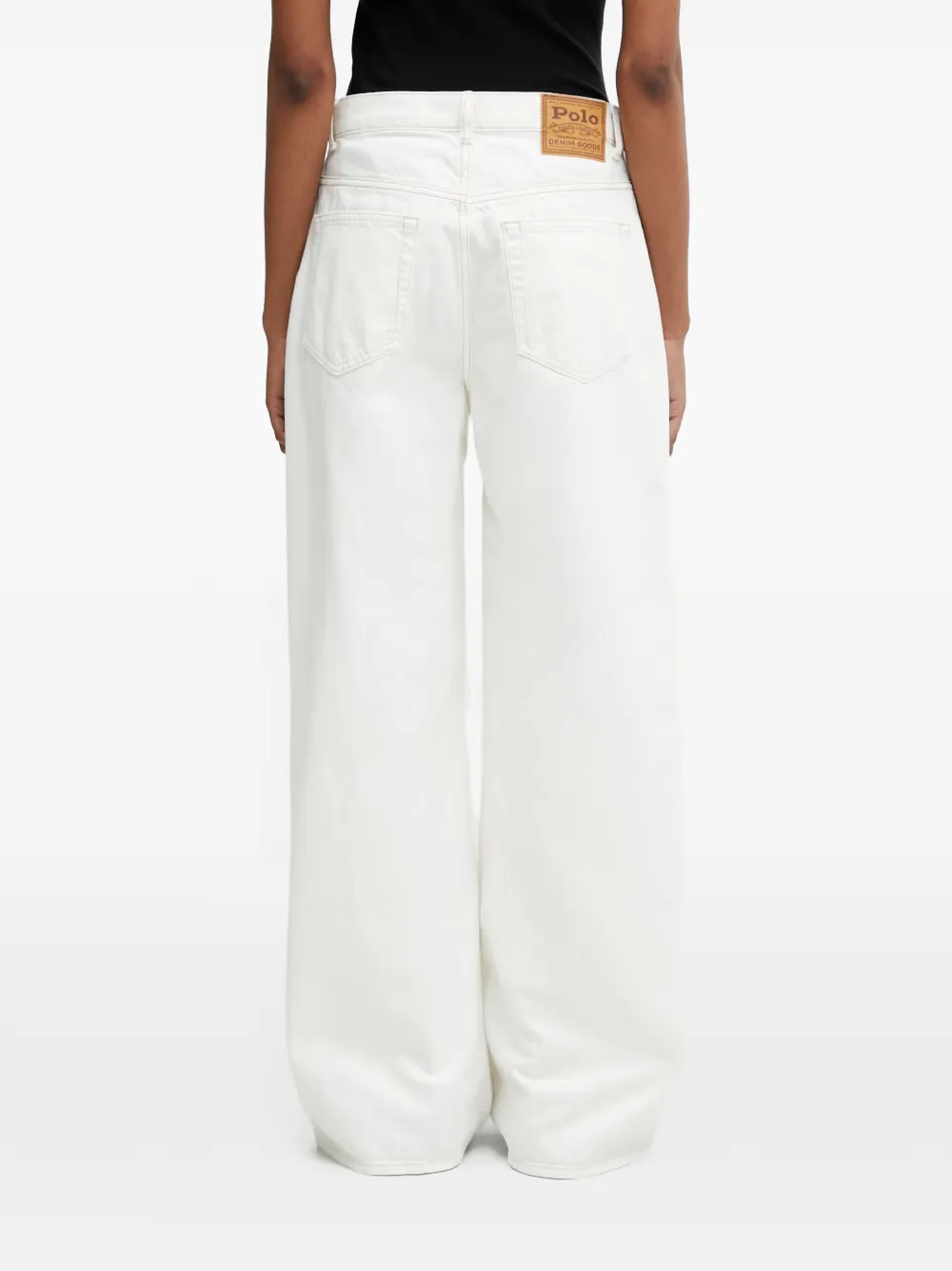 Polo Ralph Lauren Jeans met wijde pijpen Wit
