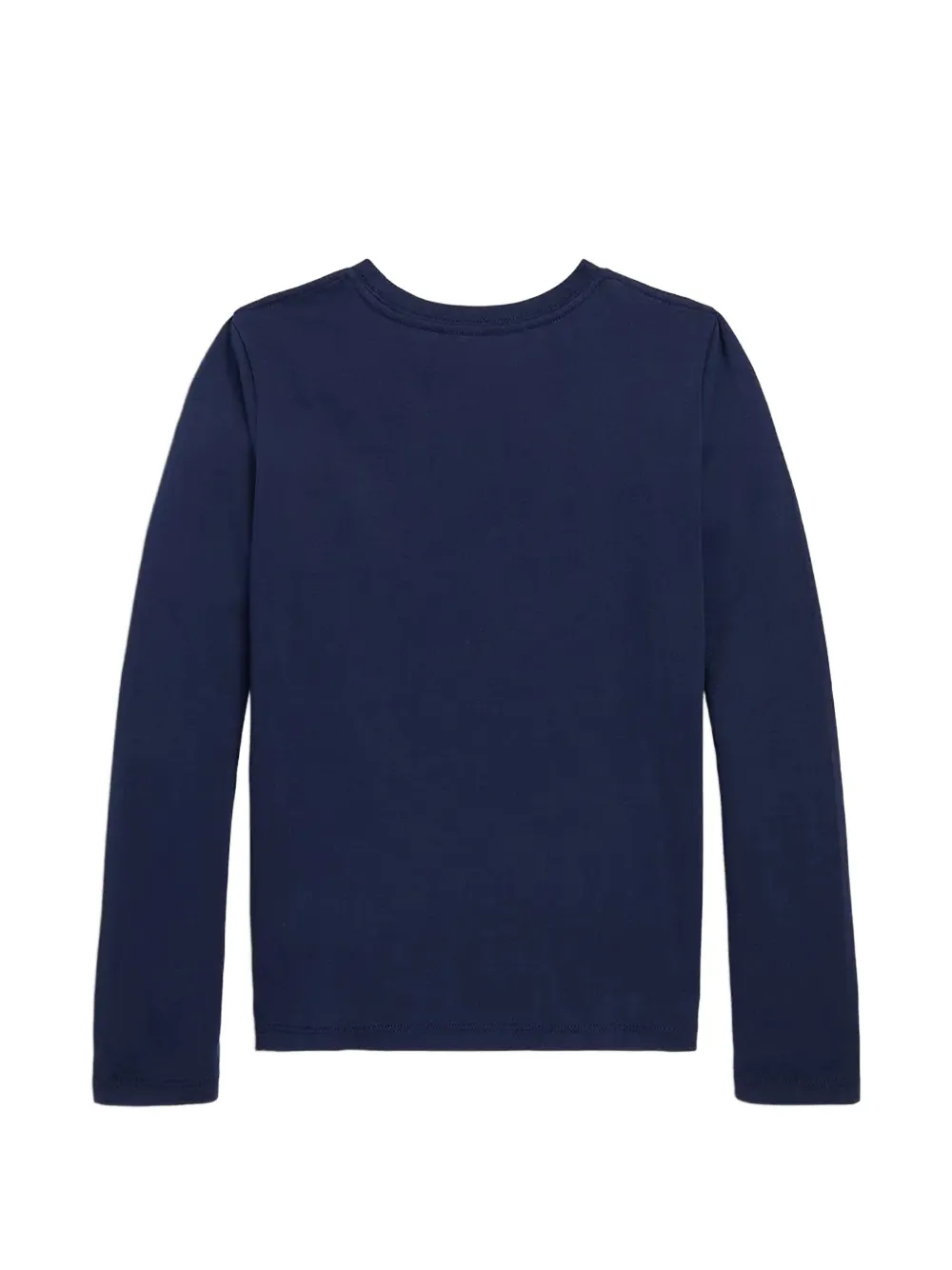 POLO RALPH LAUREN KIDS T-shirt met lange mouwen en geborduurd logo Blauw