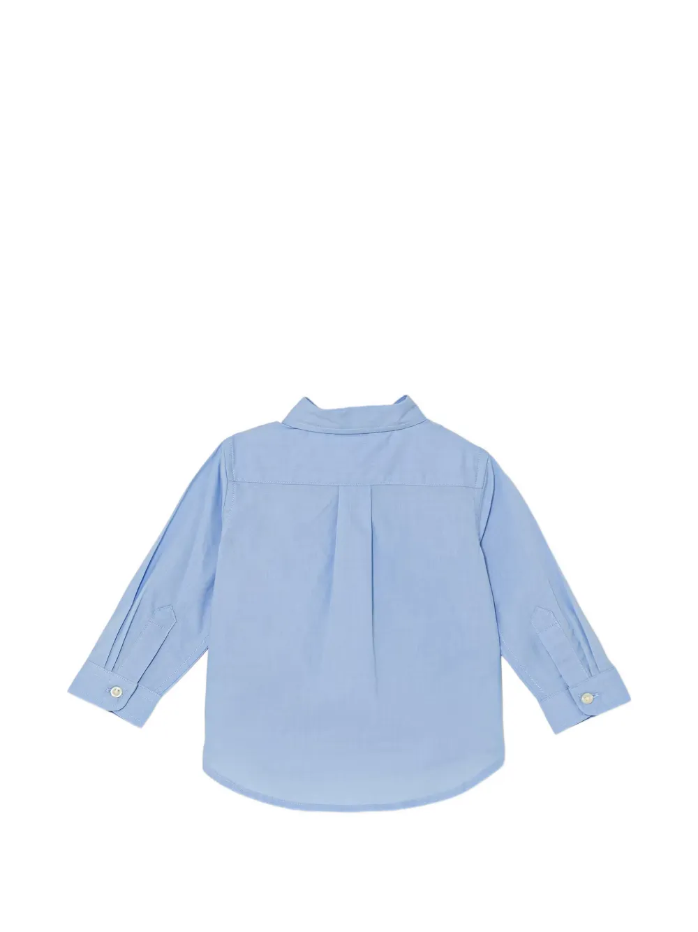 POLO RALPH LAUREN KIDS Pony-motif button-down shirt Blauw