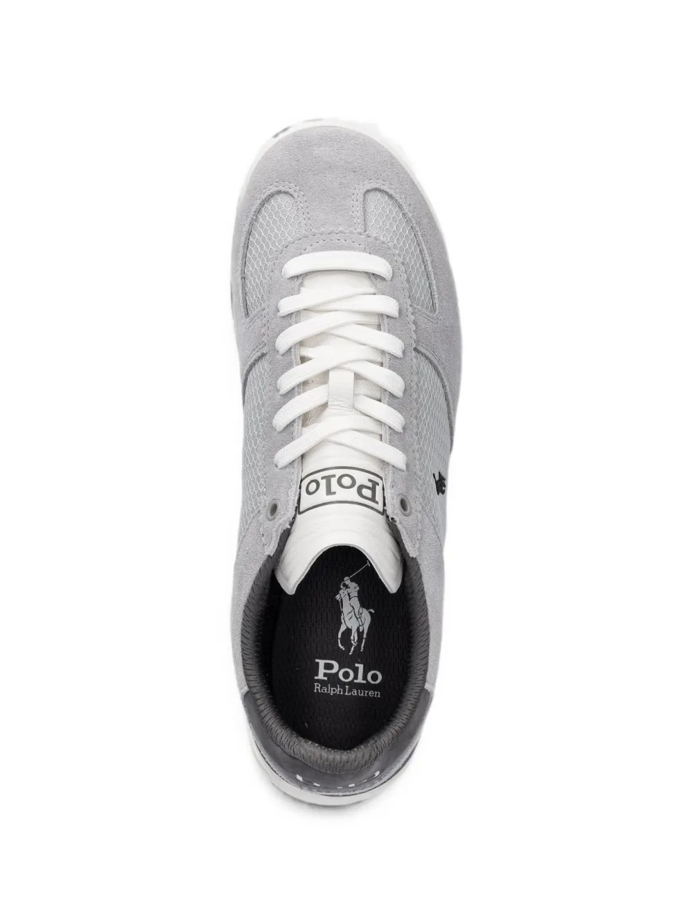 Polo Ralph Lauren Varick logo-embroidered panelled sneakers Grijs