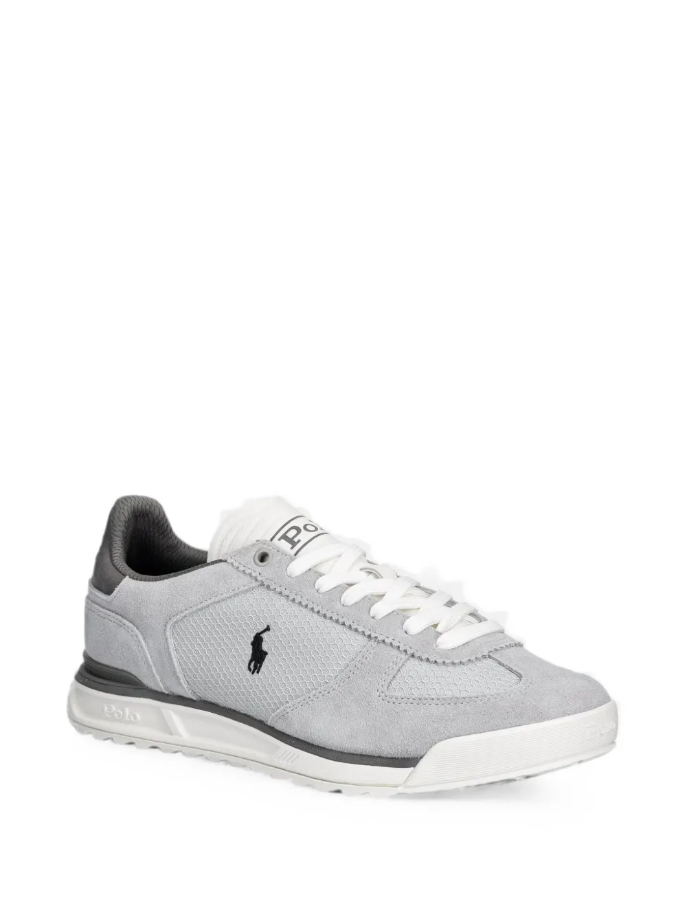 Polo Ralph Lauren Varick logo-embroidered panelled sneakers Grijs