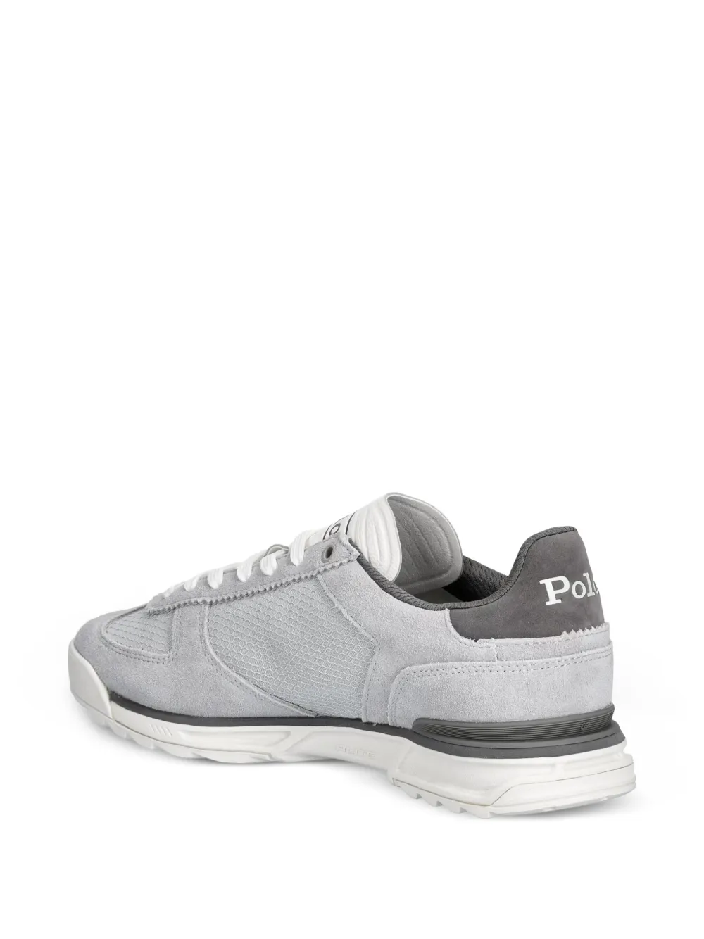 Polo Ralph Lauren Varick logo-embroidered panelled sneakers Grijs