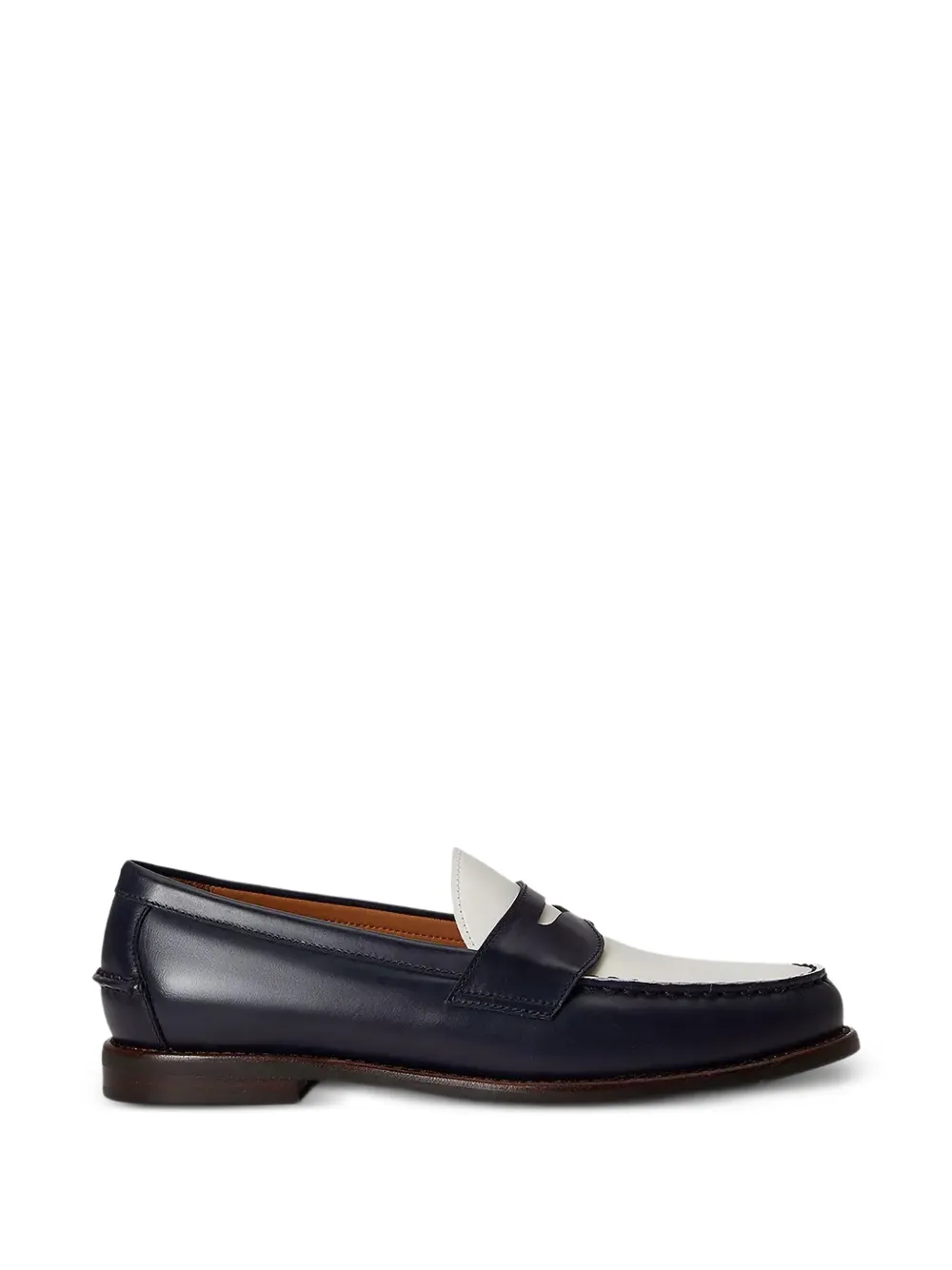 Polo Ralph Lauren Alston two-tone penny loafers Blauw