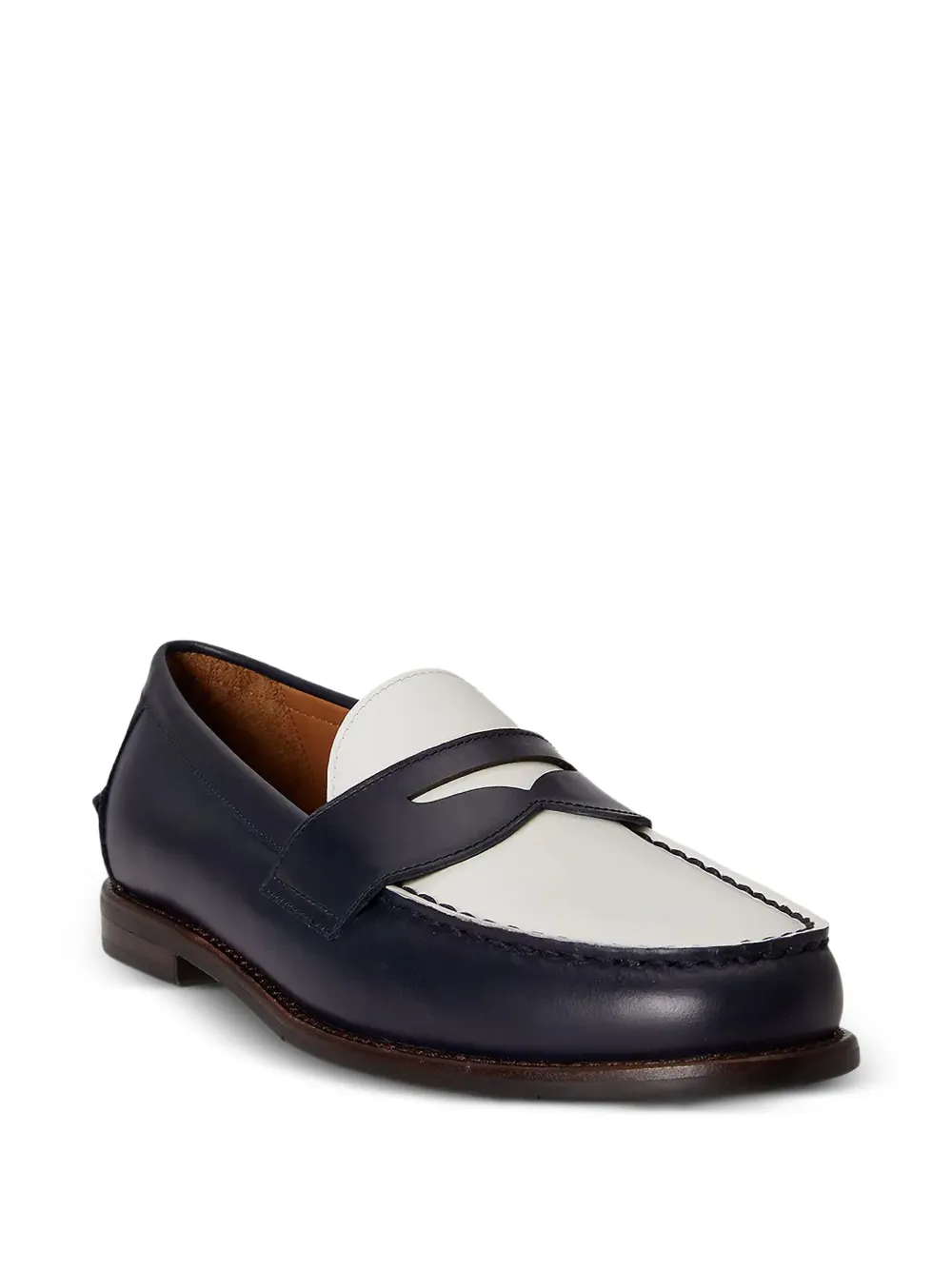 Polo Ralph Lauren Alston two-tone penny loafers Blauw