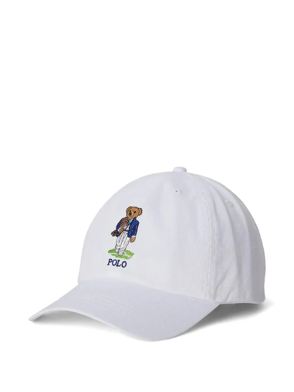 POLO RALPH LAUREN KIDS Polo Bear Wimbledon honkbalpet Wit