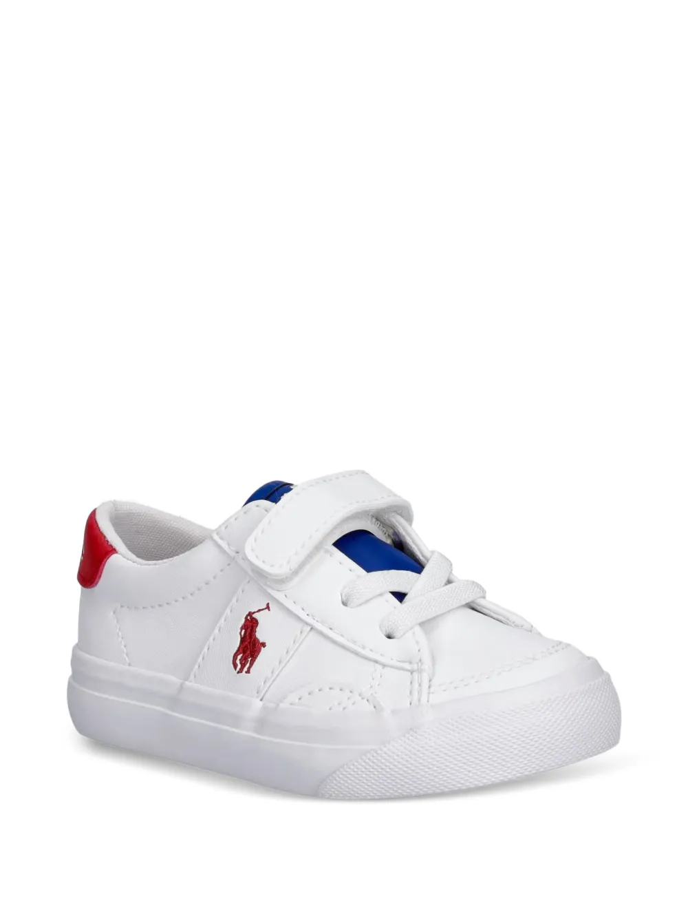 POLO RALPH LAUREN KIDS Sneakers mit Klettverschluss - Weiß