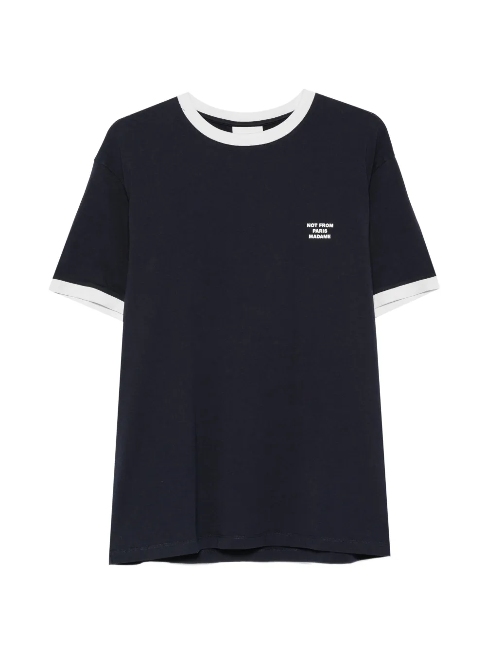 Drôle De Monsieur logo-print T-shirt - Blau
