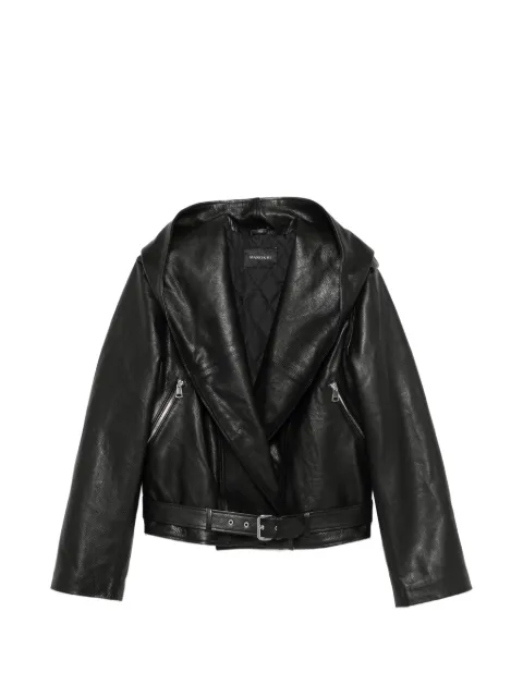 Manokhi Irina belted hooded jacket