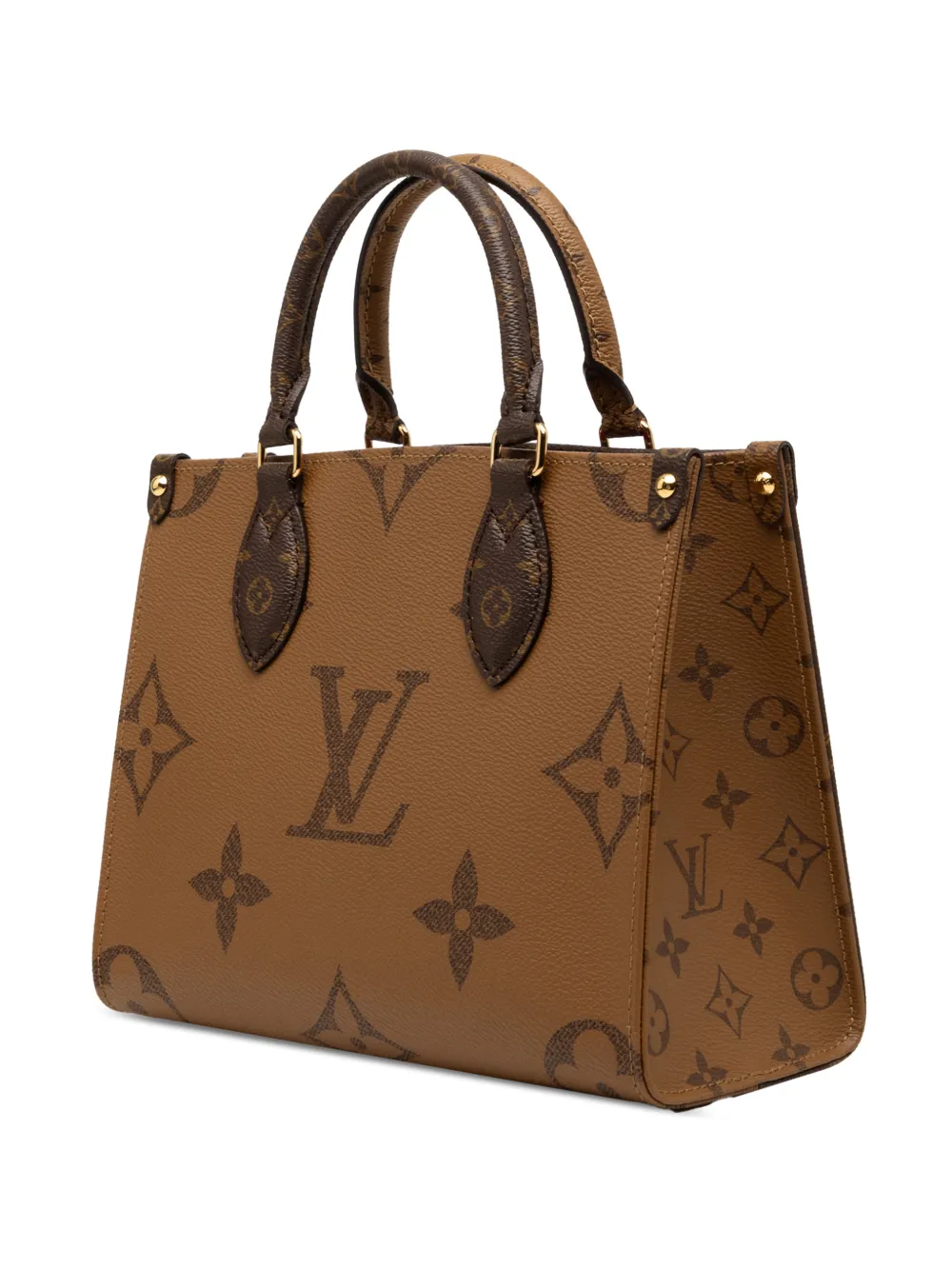 ⭐︎ 冴羽獠 Louis Vuitton トートバッグ ブラウン Louis Vuitton Pre-Owned 2021-2026 Monogram Reverse Giant OnTheGo