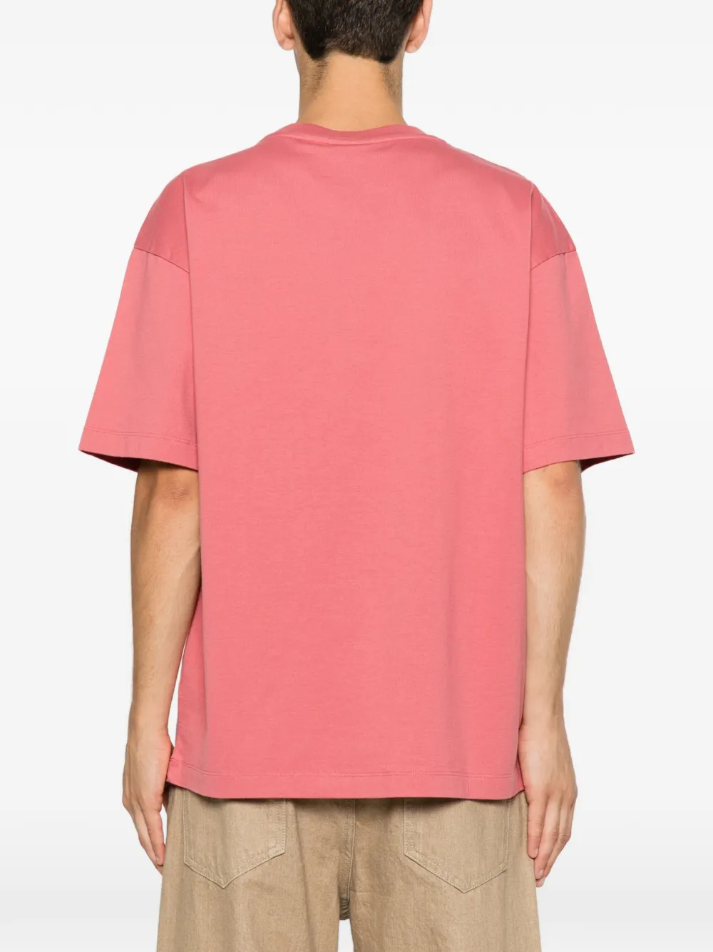 Drôle De Monsieur T-shirt met grafische print Roze