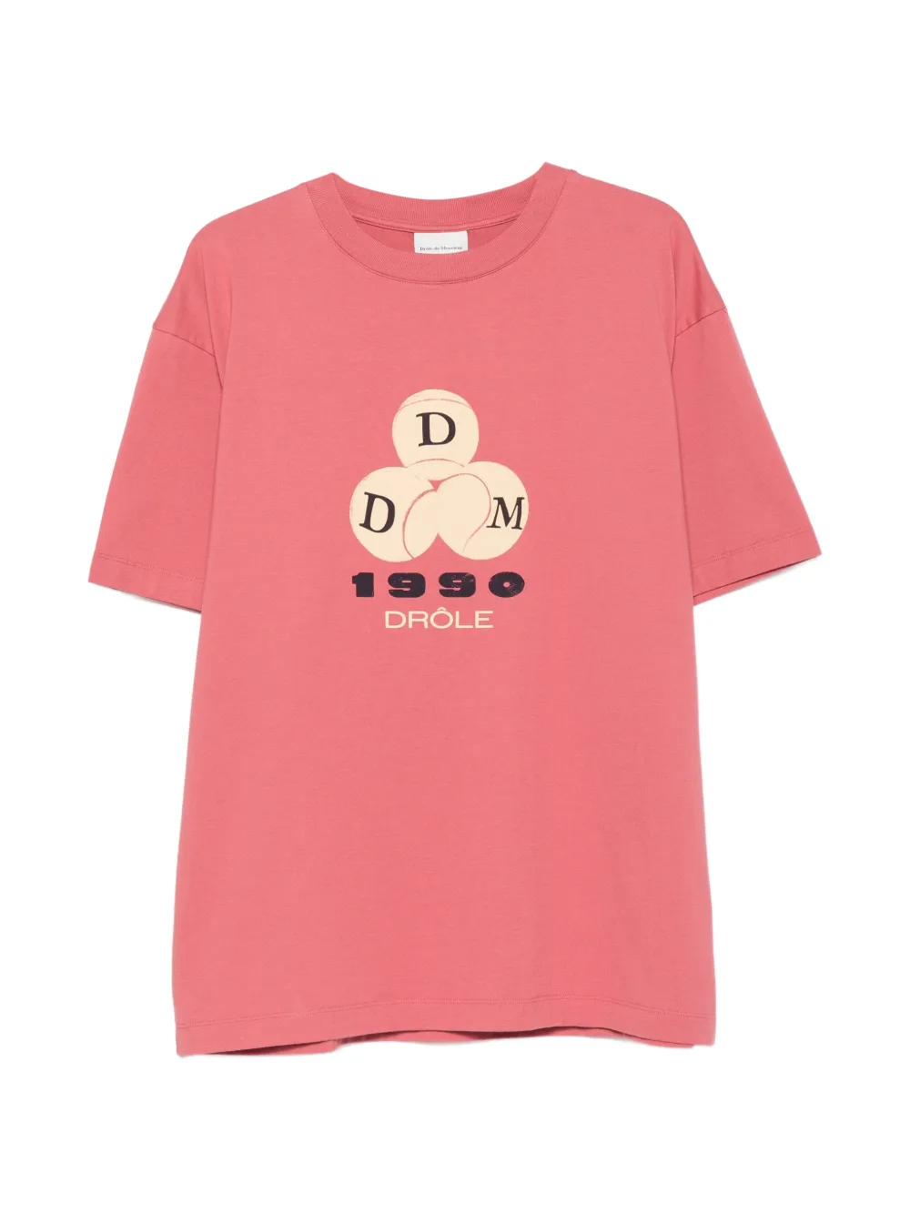 Drôle De Monsieur graphic-print T-shirt - Rosa