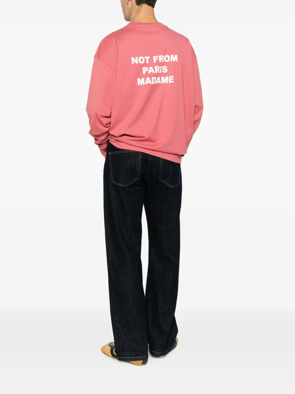Drôle De Monsieur T-shirt met lange mouwen Roze