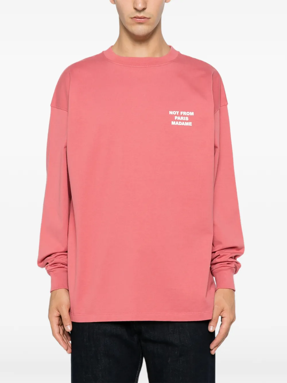 Drôle De Monsieur T-shirt met lange mouwen Roze