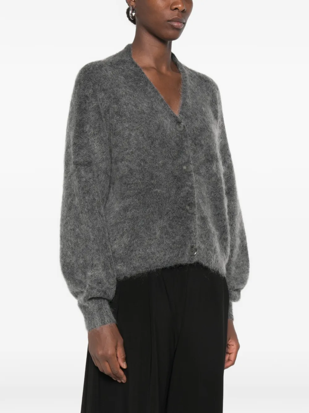Gestuz Vest met V-hals Grijs