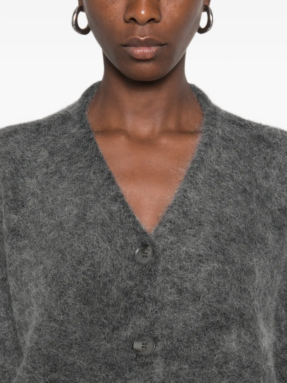 Gestuz Vest met V-hals Grijs