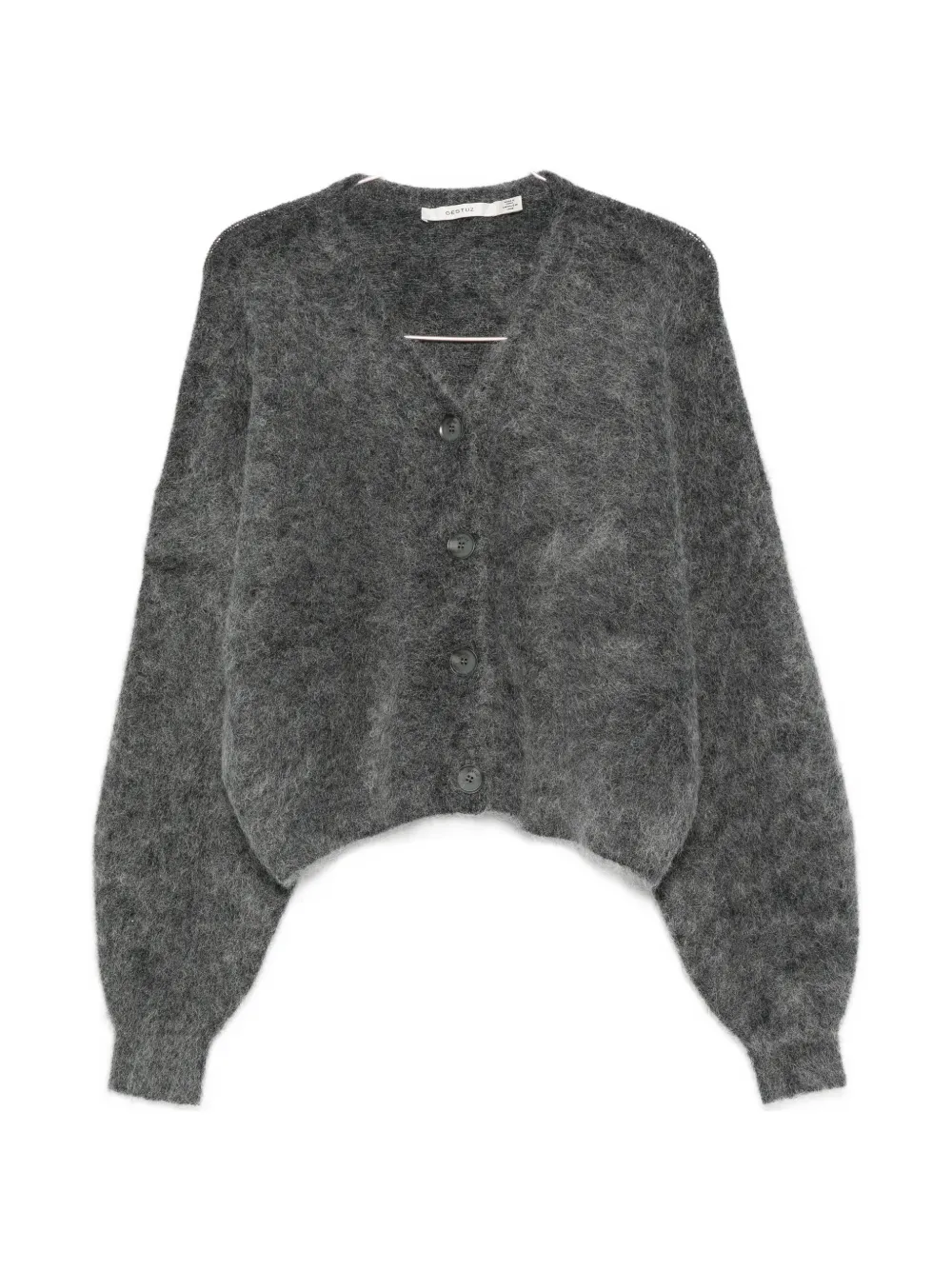 Gestuz V-neck cardigan - Grigio