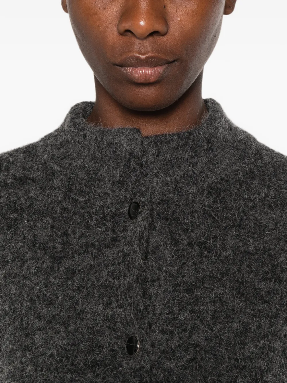Gestuz Alpha vest met knopen Grijs