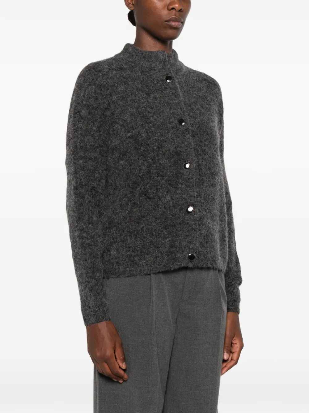 Gestuz Alpha vest met knopen Grijs