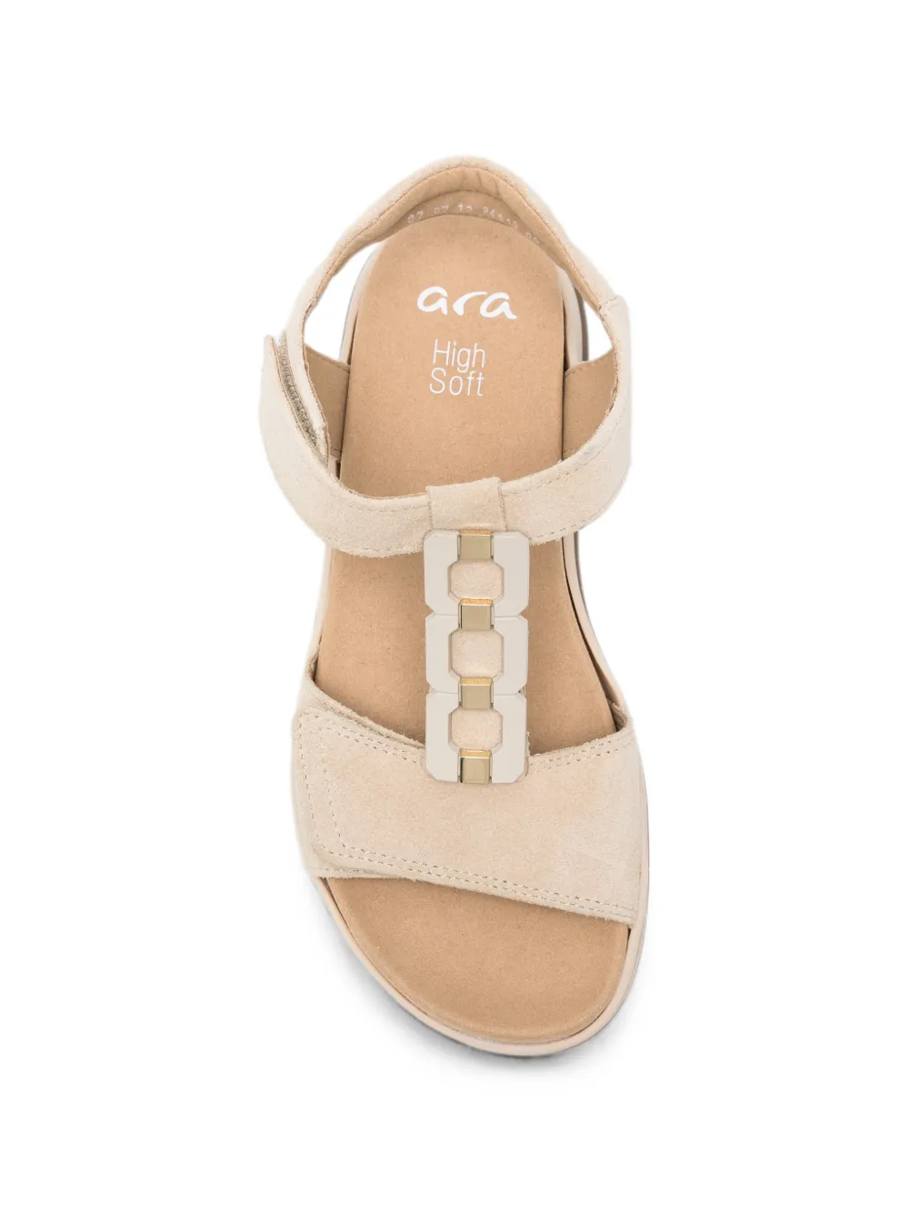 ARA Osaka sandalen met klittenband Beige
