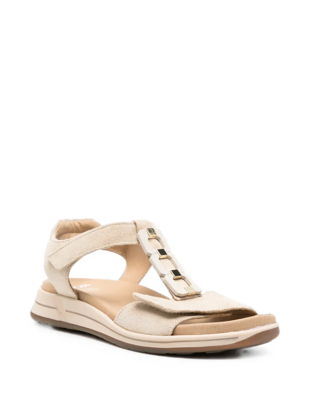 ARA Osaka sandalen met klittenband Beige