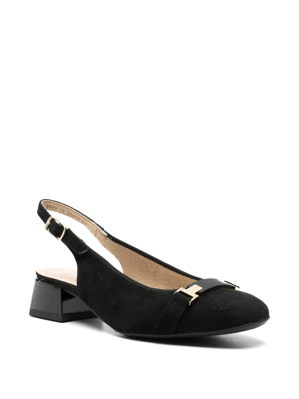 ARA Graz slingback pumps met gesp-detail Zwart
