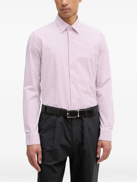 Michael Kors vertical-stripe long-sleeve shirt