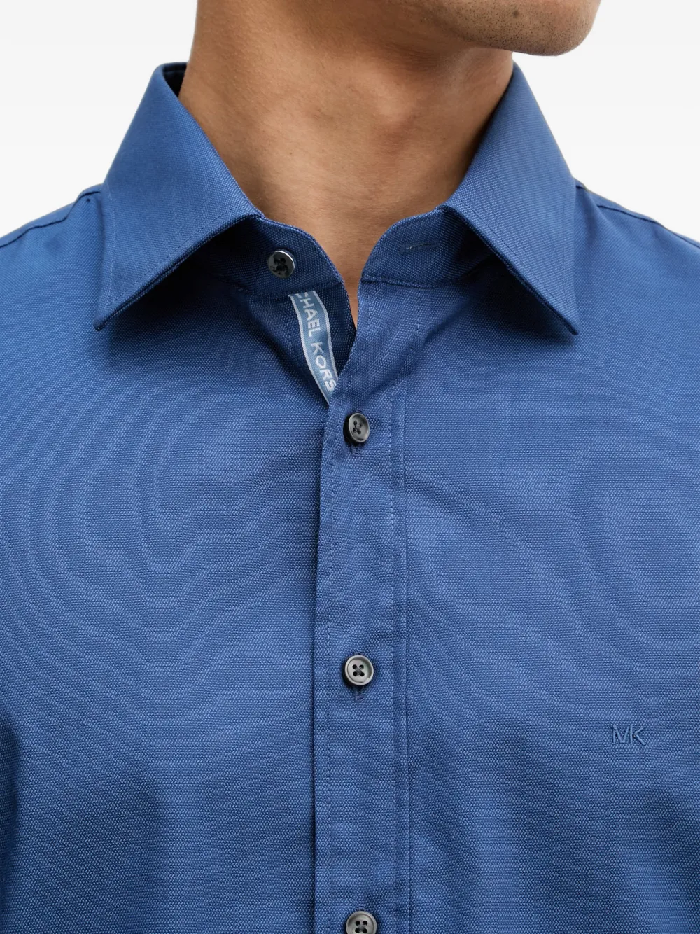 Michael Kors Overhemd met geborduurd logo Blauw