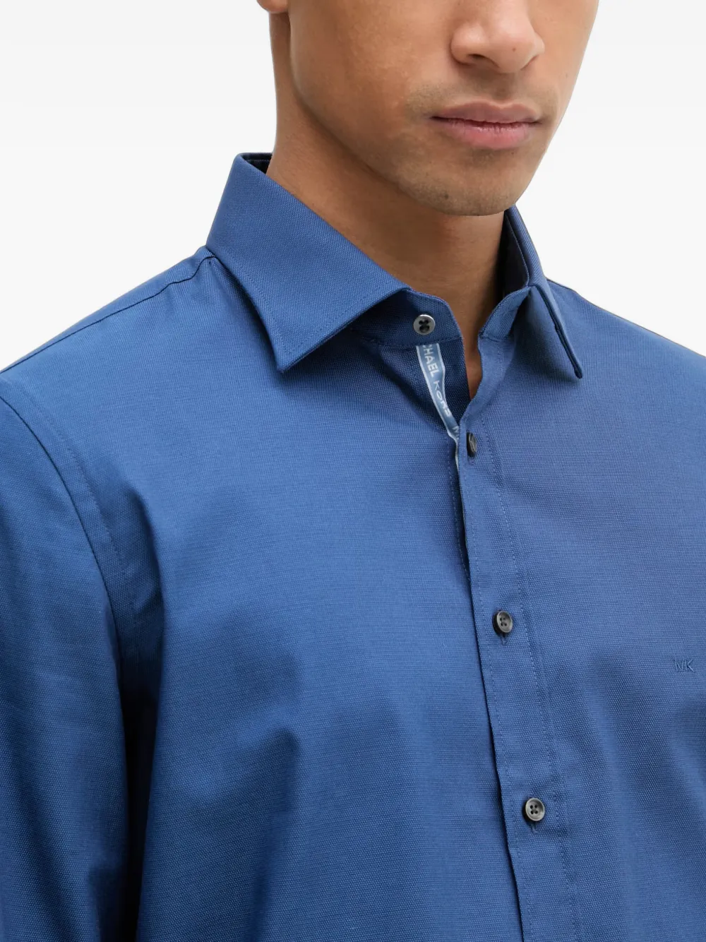 Michael Kors Overhemd met geborduurd logo Blauw