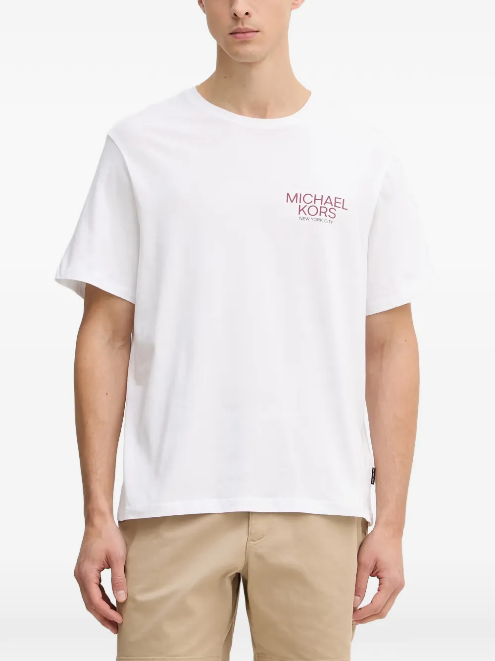 Michael Kors printed cotton T-shirt - Bianco