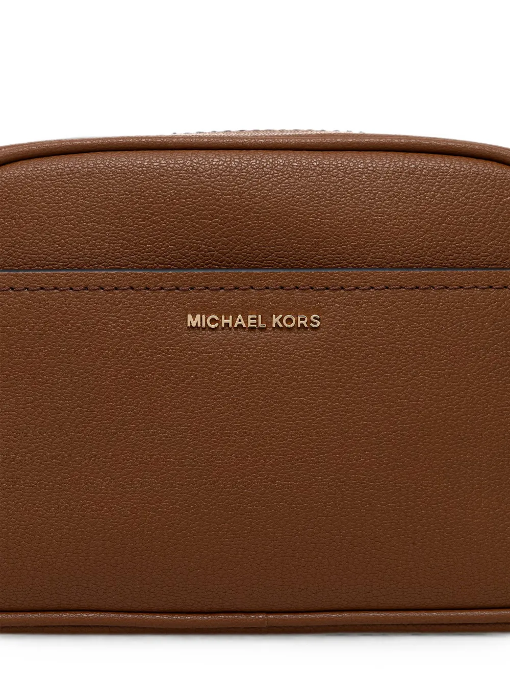 Michael Kors Crossbodytas met logoband Bruin