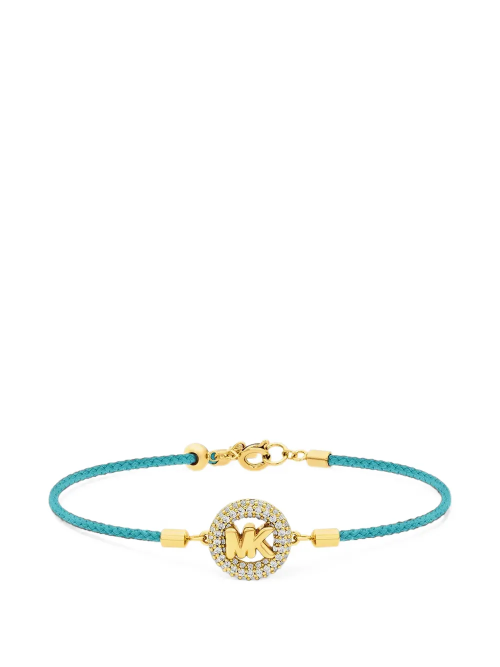 Michael Kors bracelet with cord and gold-tone logo with inlays - Oro