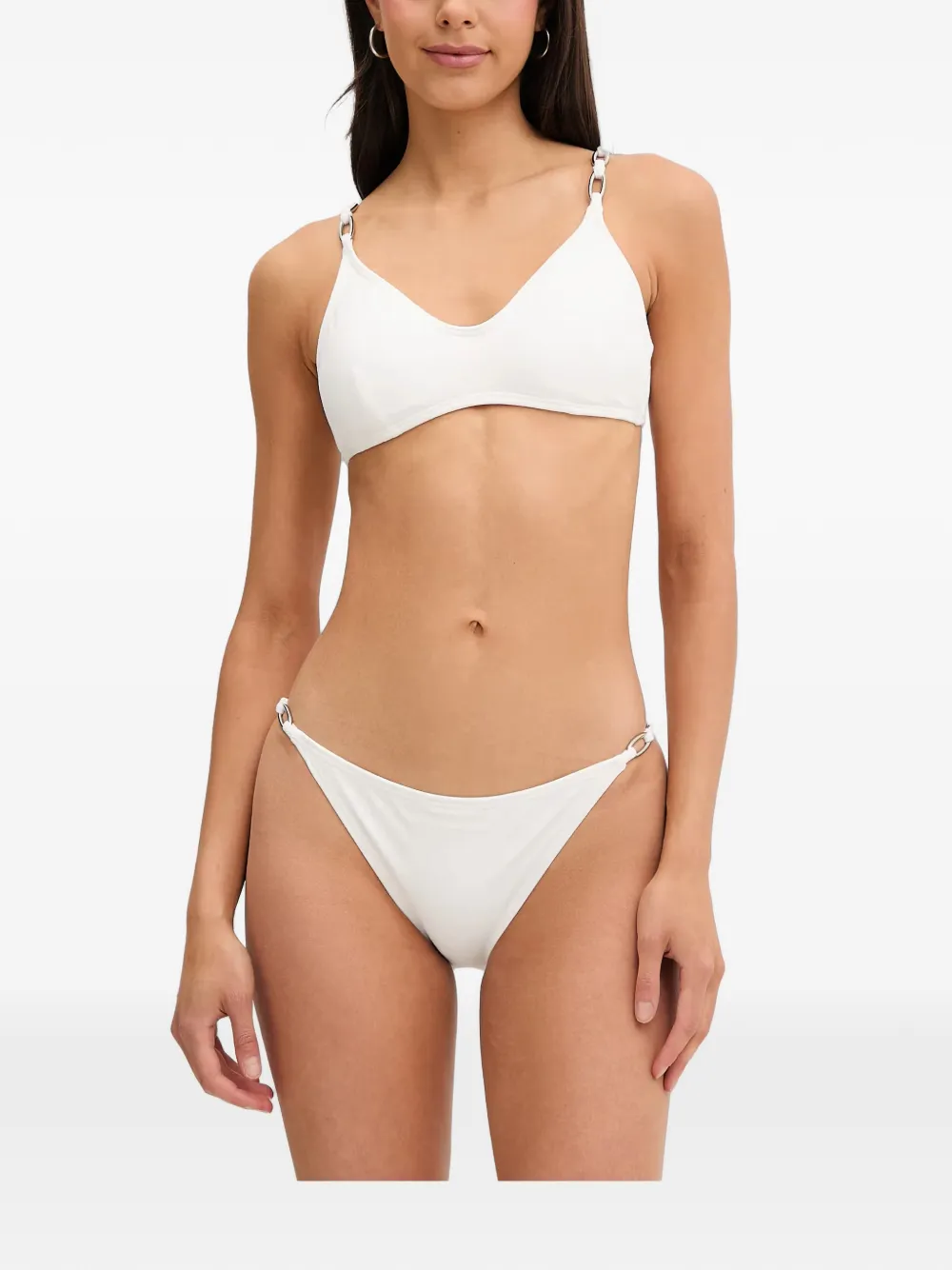 Michael Kors chain-link bikini bottoms Wit