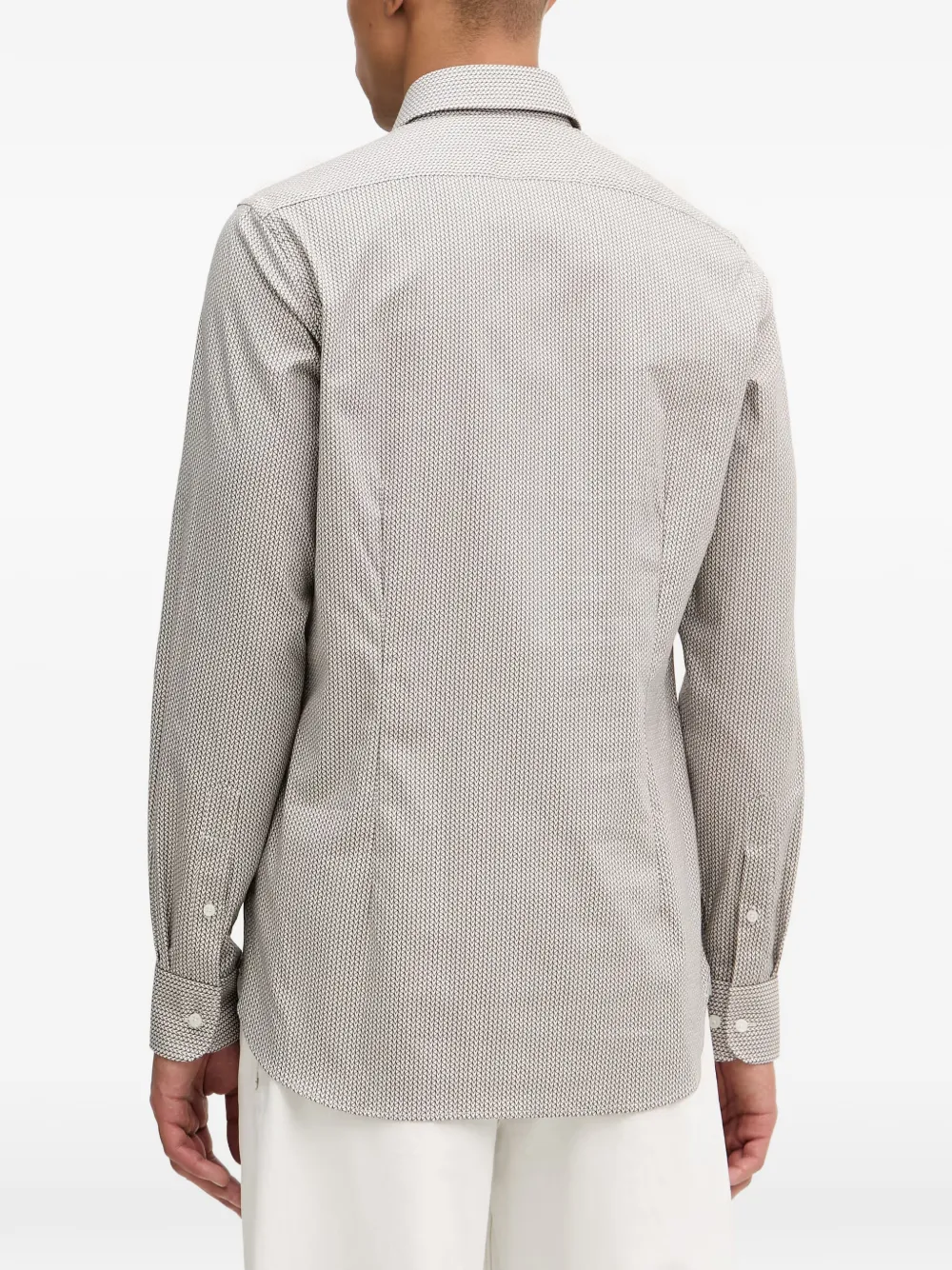 Michael Kors Overhemd met monogramprint Bruin