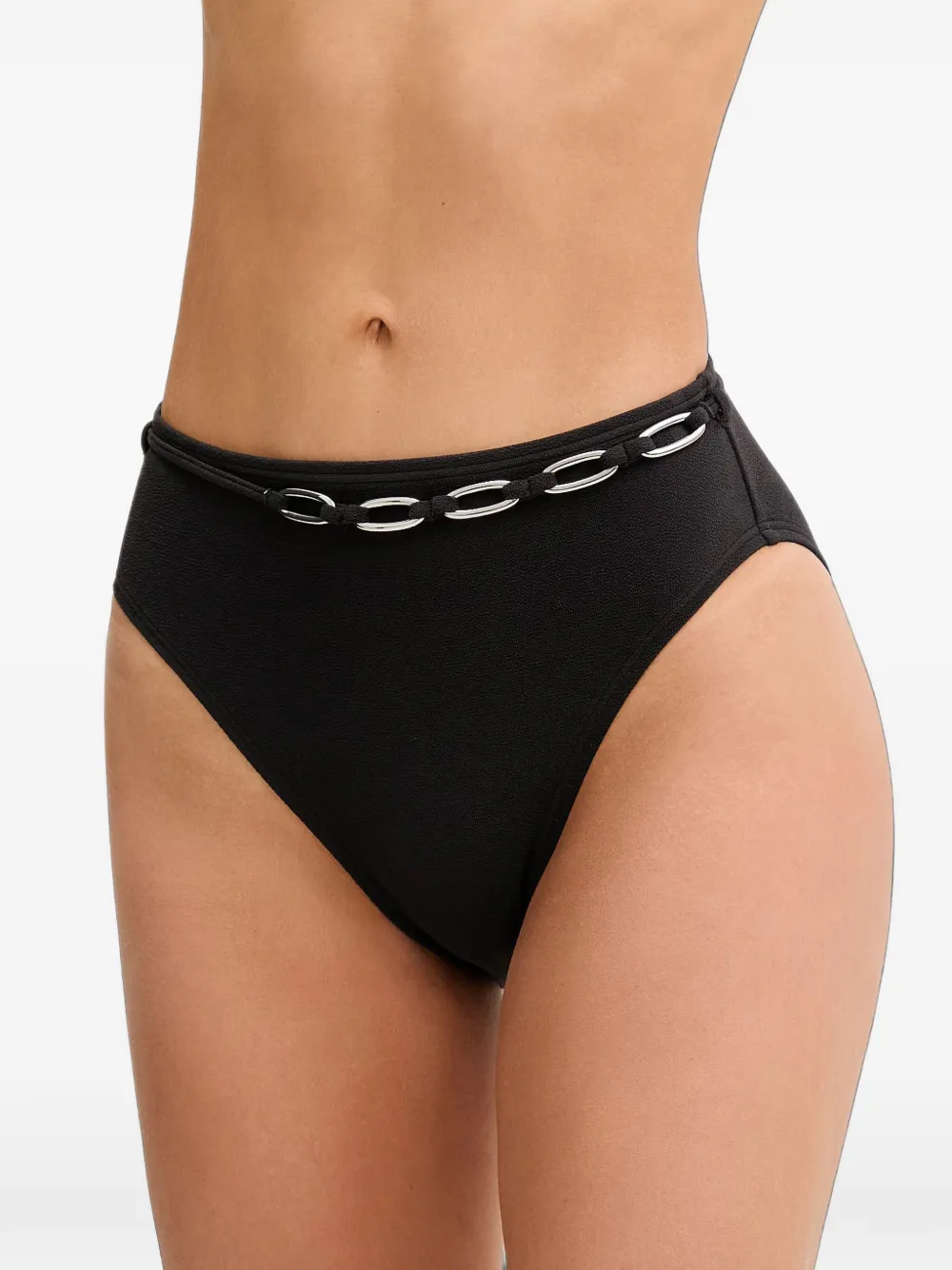 Michael Michael Kors chain-link bikini bottoms - Nero