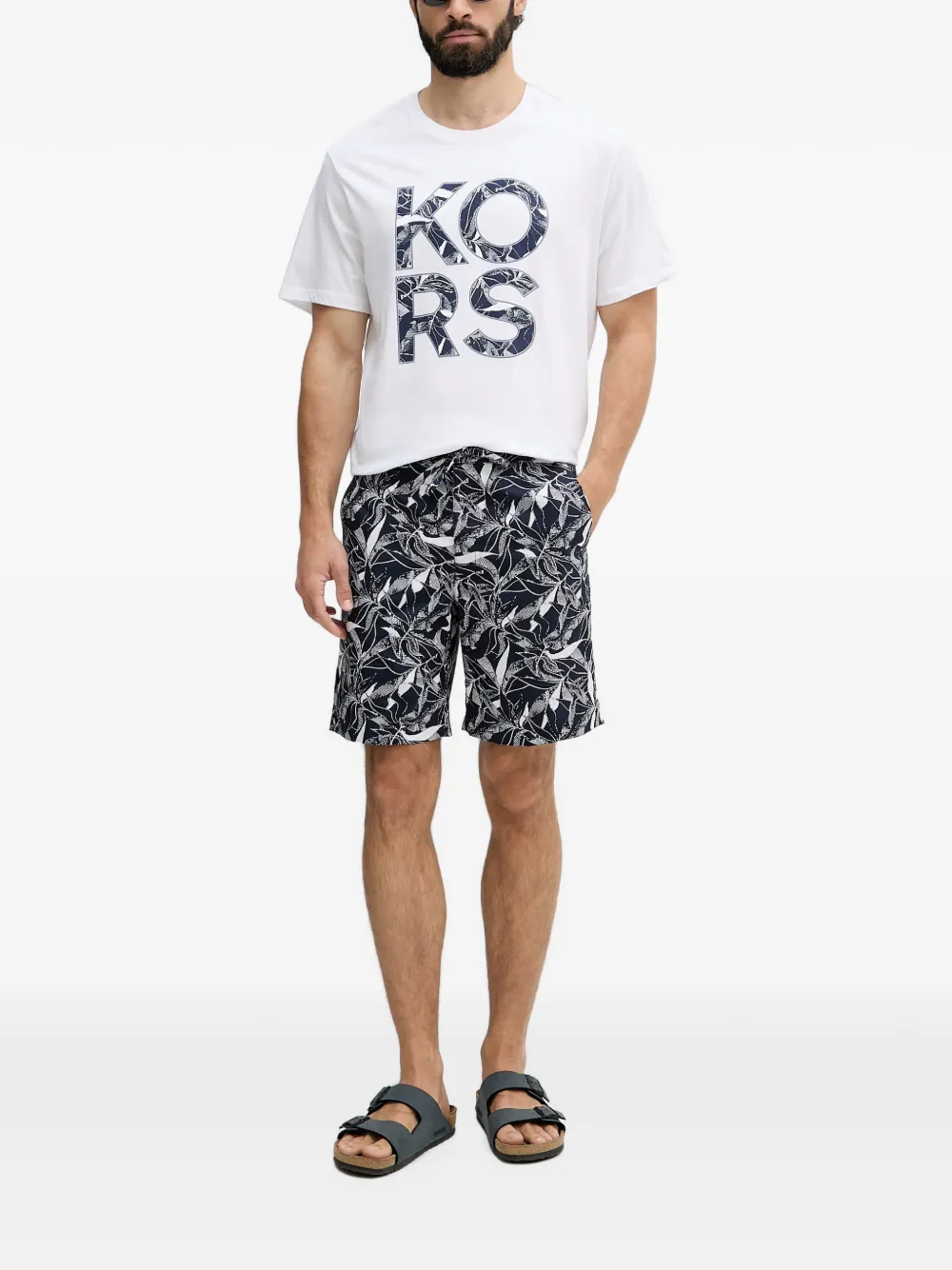 Michael Kors T-shirt met logoprint Wit