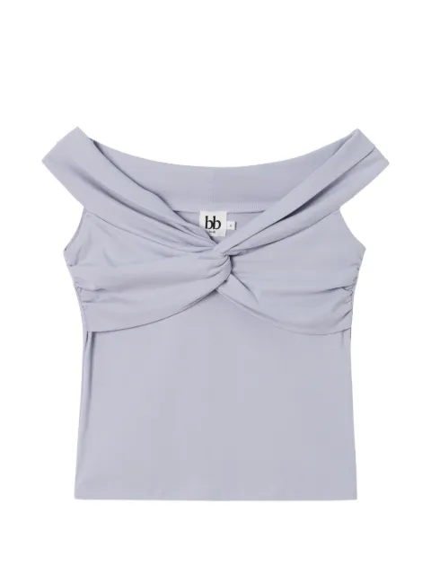 b+ab twist-detail off-shoulder top