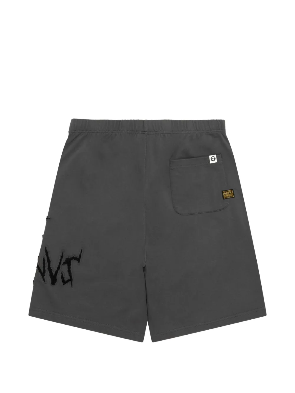 AAPE BY *A BATHING APE APEUNVS shorts met geborduurd logo Grijs
