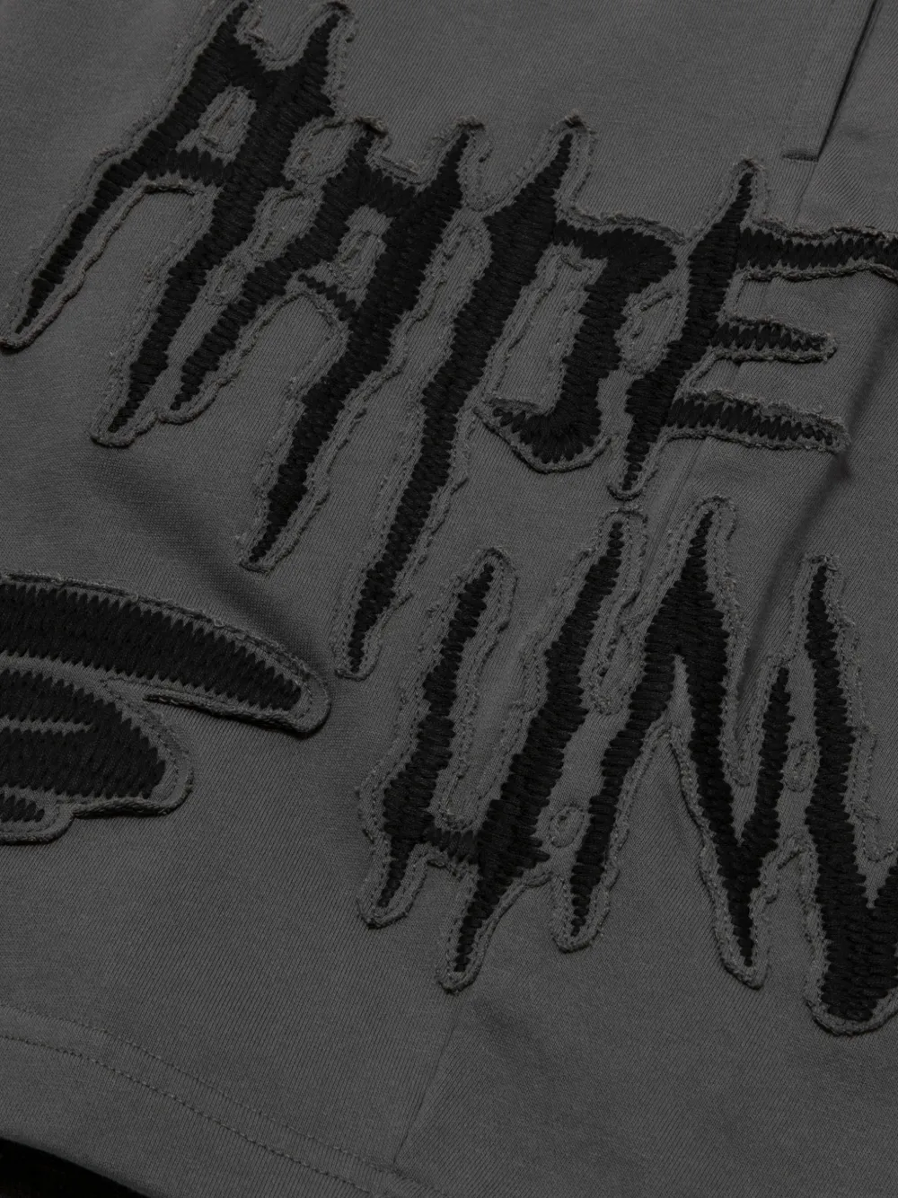 AAPE BY *A BATHING APE APEUNVS shorts met geborduurd logo Grijs