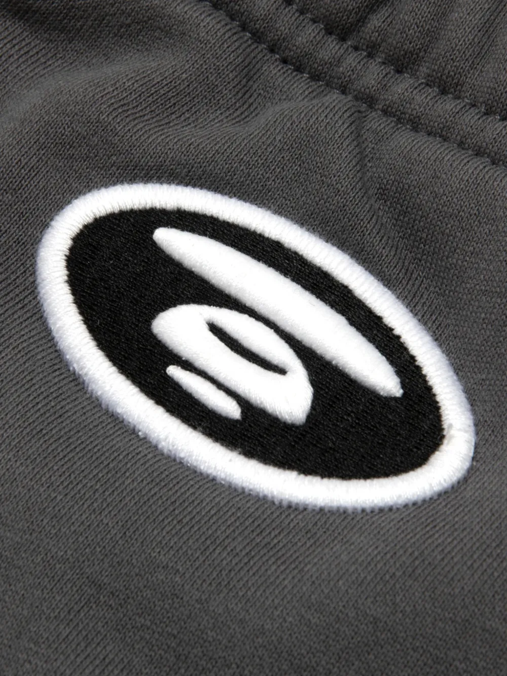 AAPE BY *A BATHING APE APEUNVS shorts met geborduurd logo Grijs