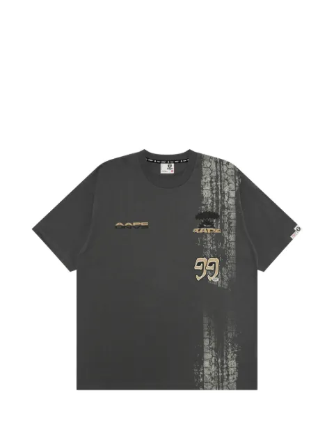 AAPE BY *A BATHING APE® AAPEUNVS logo-print cotton T-shirt