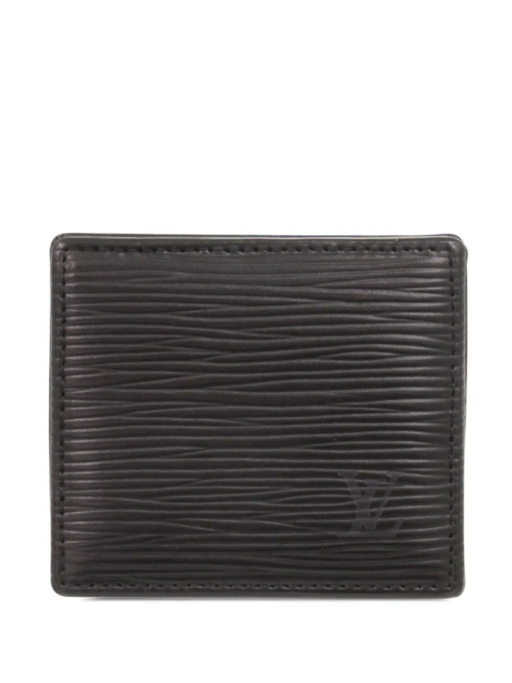 Louis Vuitton Pre-Owned Portamonete Porte Monnaie Boite in pelle Épi 2001 - Nero