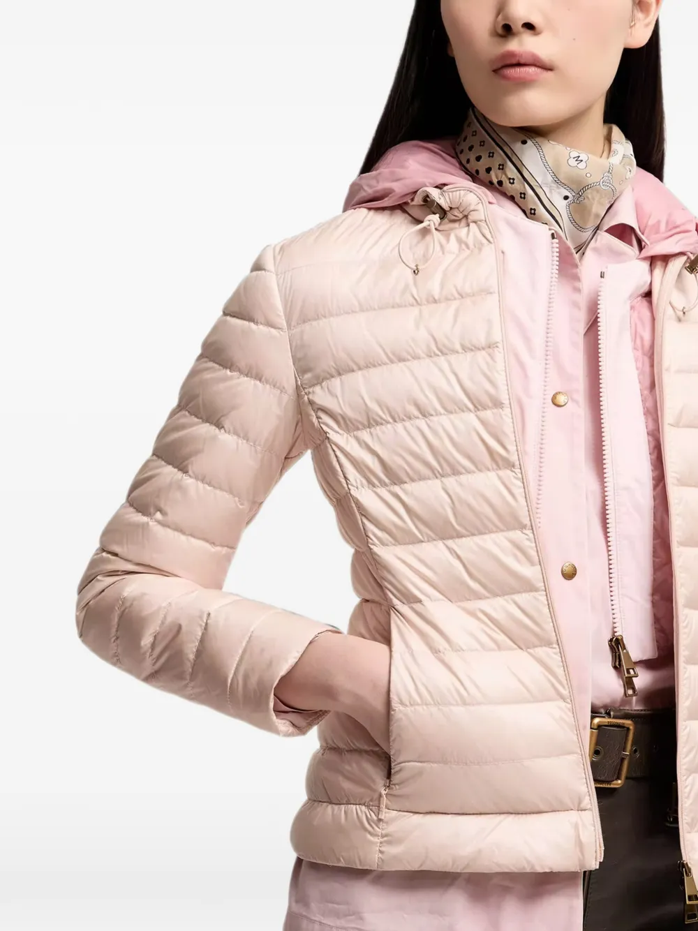 Moncler Igelhood jack met capuchon Roze