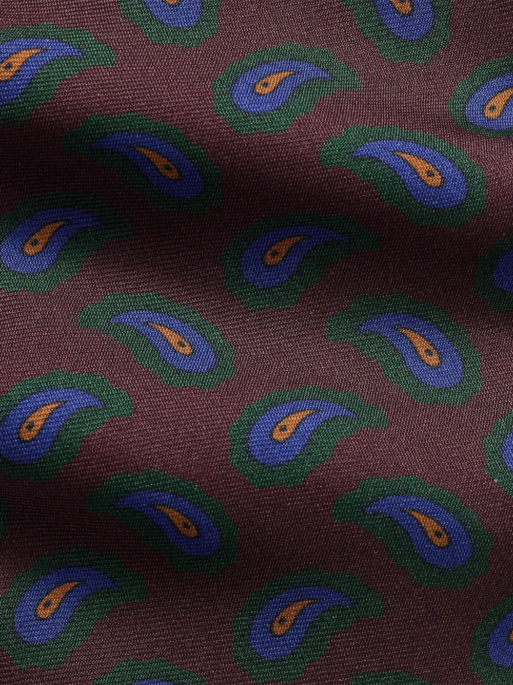 Polo Ralph Lauren pine-print silk twill tie Rood