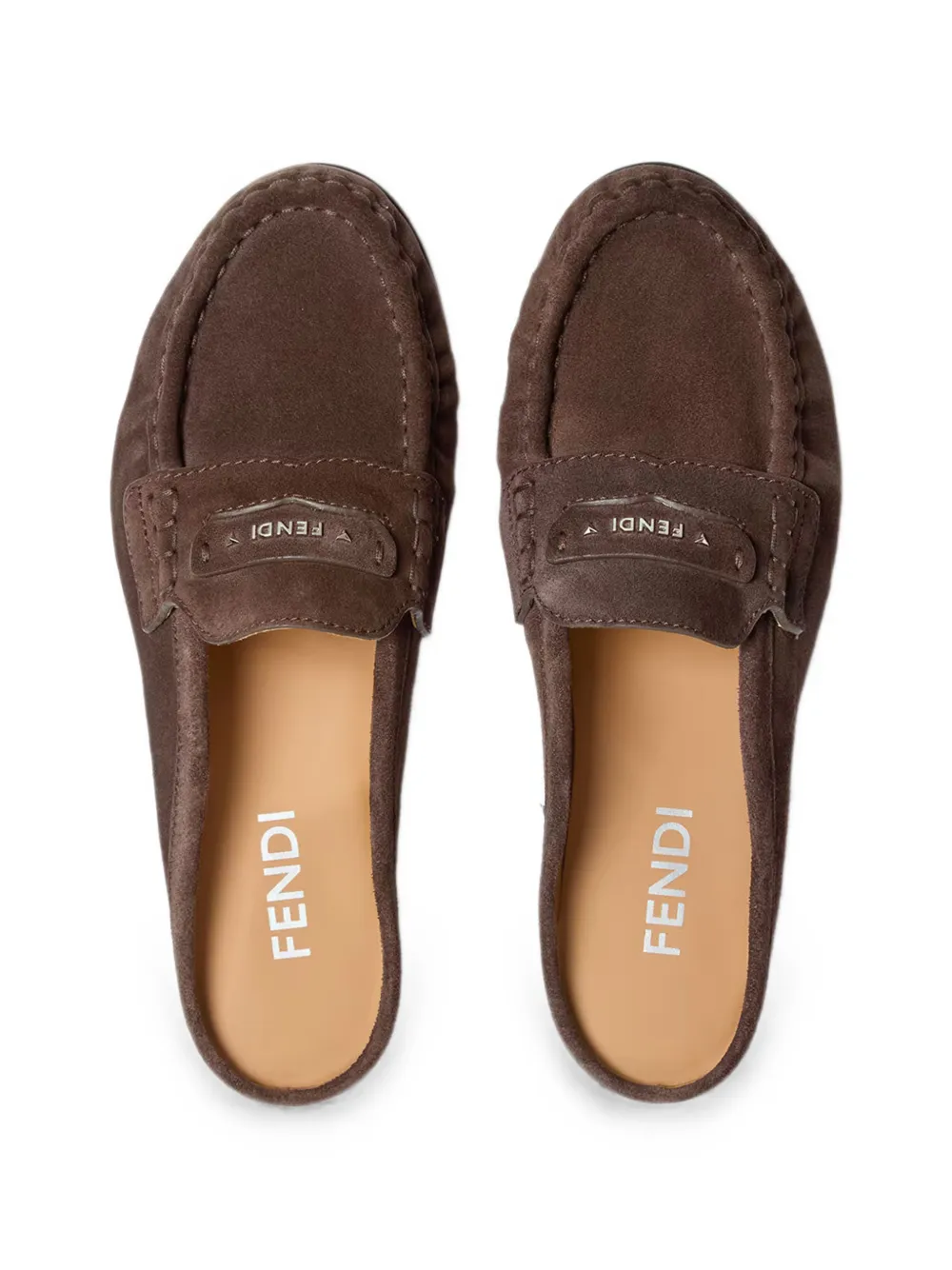 FENDI scrunch loafers Bruin