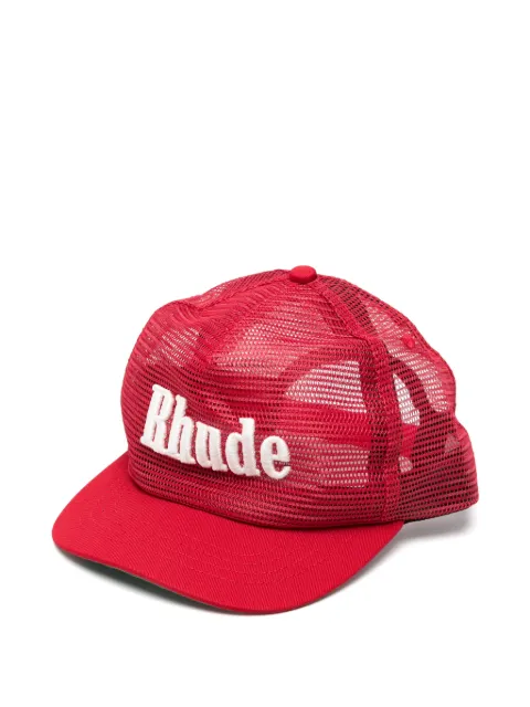 RHUDE logo-embroidered mesh cap