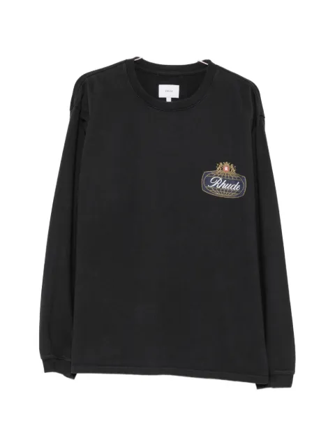 RHUDE logo-print long-sleeve T-shirt
