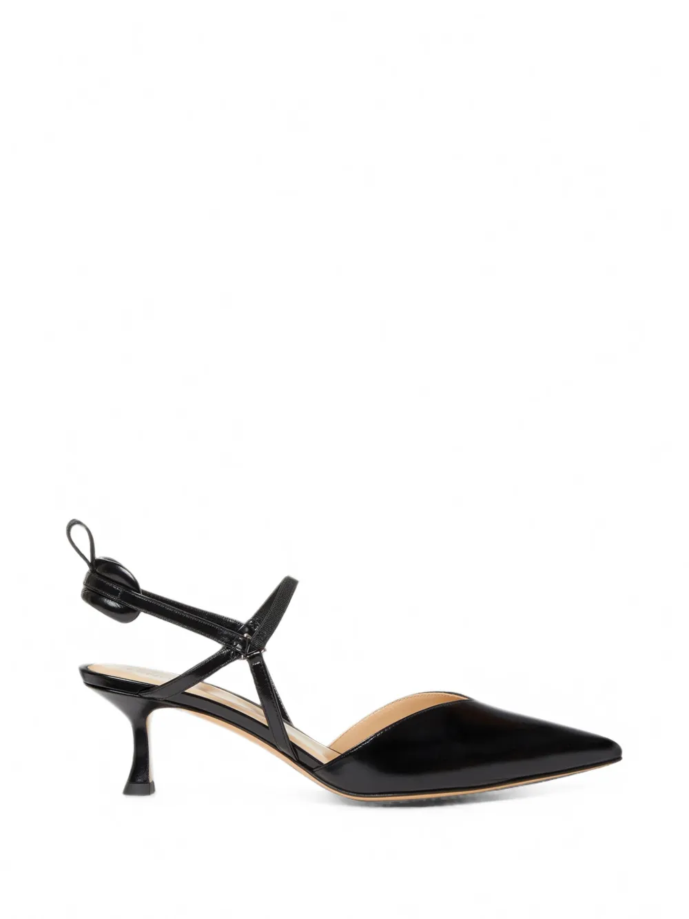 FENDI Very Colibri pointed-toe slingback pumps - Noir